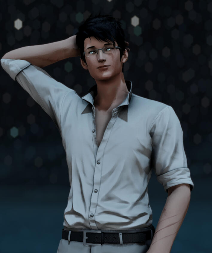 Boy at Night II